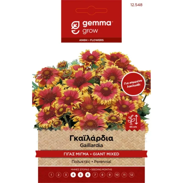 Gemma Γκαϊλάρδια Γίγας Μίγμα φάκελος σπόρων