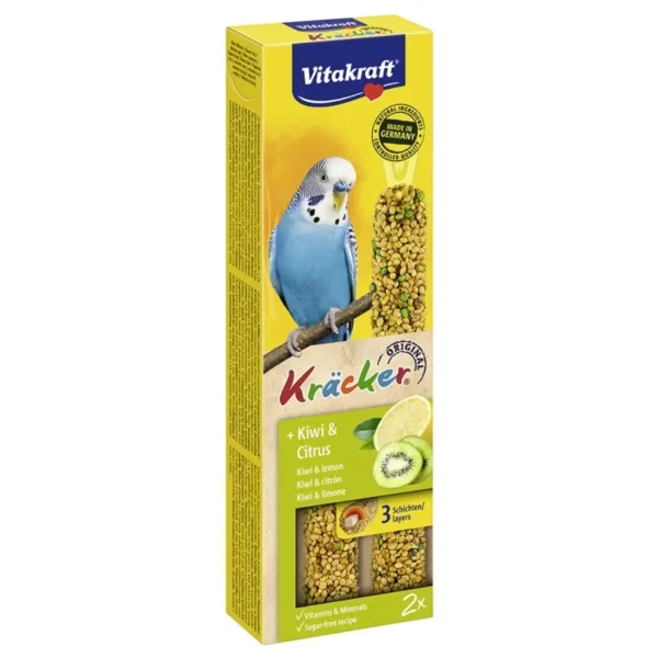 Vitakraft Kracker Duo για παπαγαλάκια Ακτινίδιο & Λεμόνι