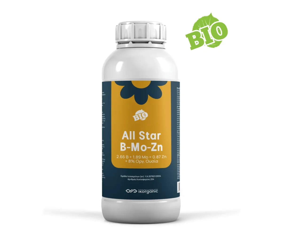 Ikorganic All Star B-Mo-Zn Οργανικό λίπασμα Βορίου-Μολυβδαινίου-Ψευδαργύρου 1L - Image 1