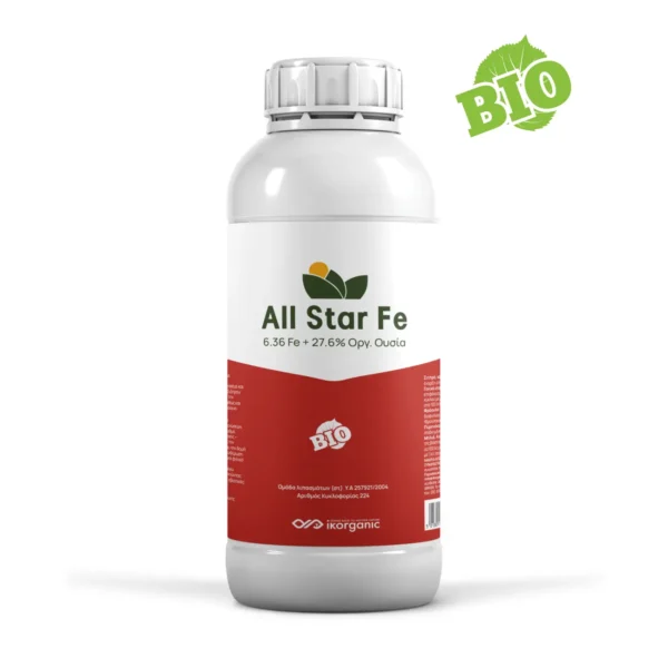 Ikorganic All Star Fe Οργανικό λίπασμα Σιδήρου 250ml