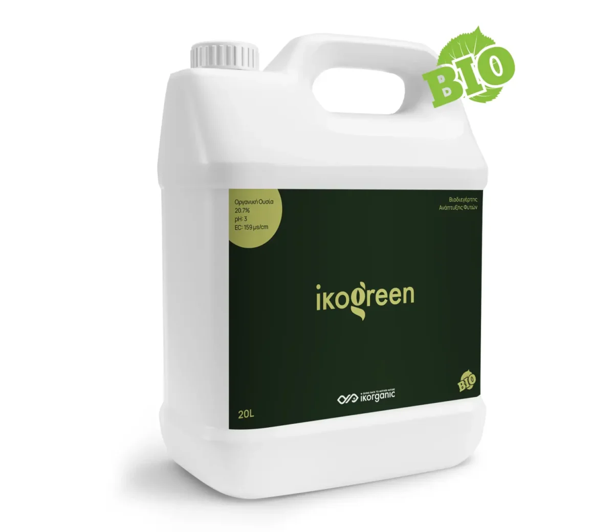 Ikorganic Ikogreen Βιοδιεγέρτης ανάπτυξης bio 20L - Image 1