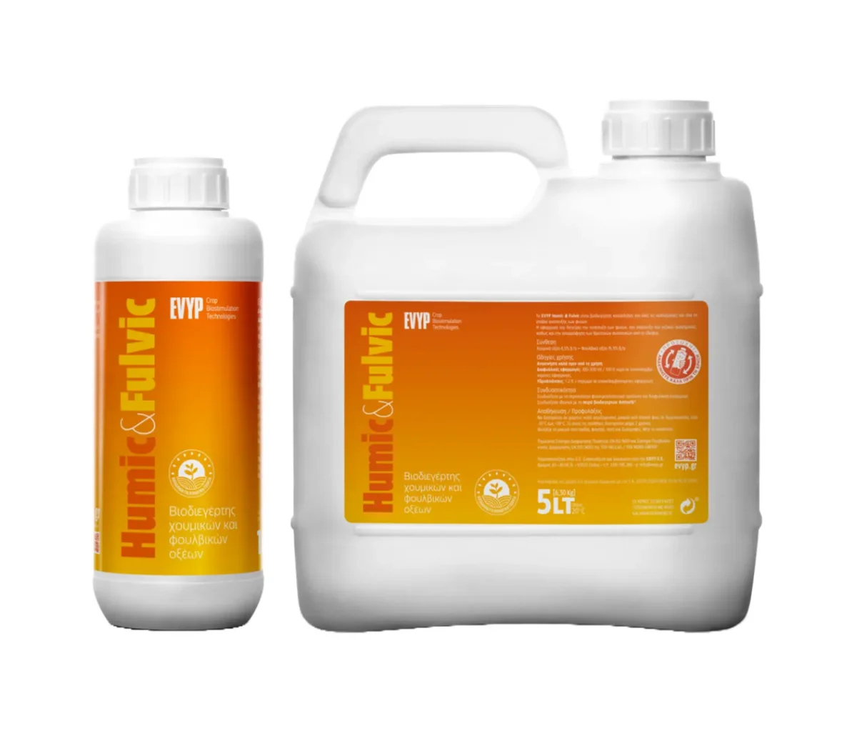 Evyp Humic+Fulvic Βιοδιεγέρτης χουμικών και φουλβικών οξέων 1L - Image 1