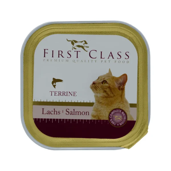 First Class Κονσέρβα Γάτας με Σολομό Πατέ 100gr