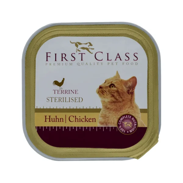 First Class Κονσέρβα Γάτας με Κοτόπουλο Πατέ 100gr