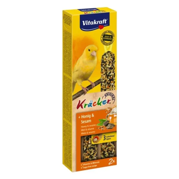 Vitakraft Kracker Duo για καναρίνια Μέλι & Σουσάμι