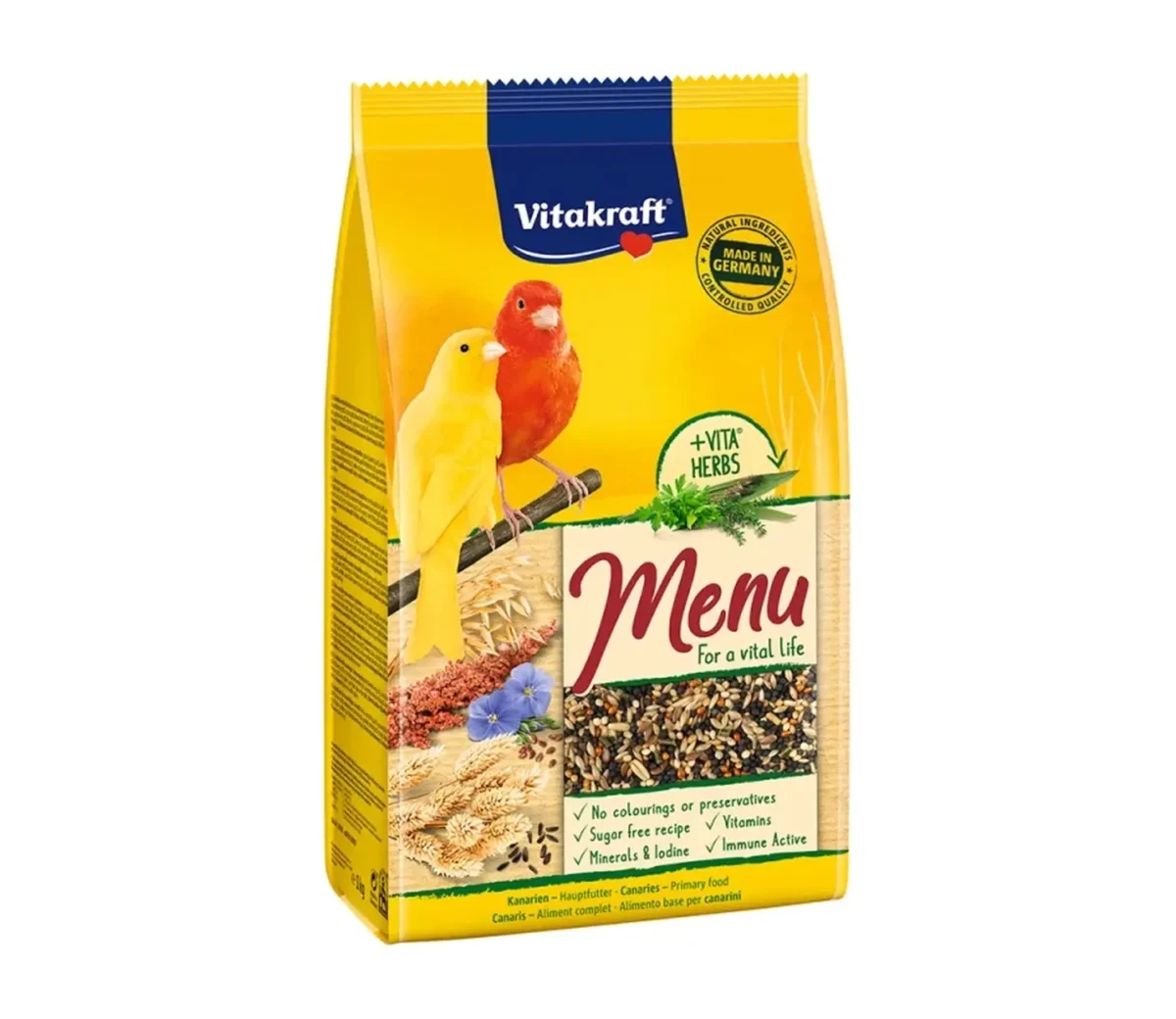 Vitakraft Menu Vital Life - Premium Τροφή για Καναρίνια 500gr - Image 1