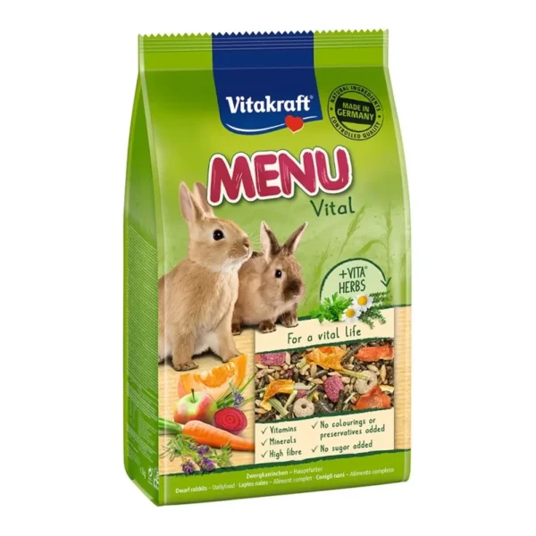 Vitakraft Menu Vital Life - Premium Τροφή για Κουνέλι 1kg