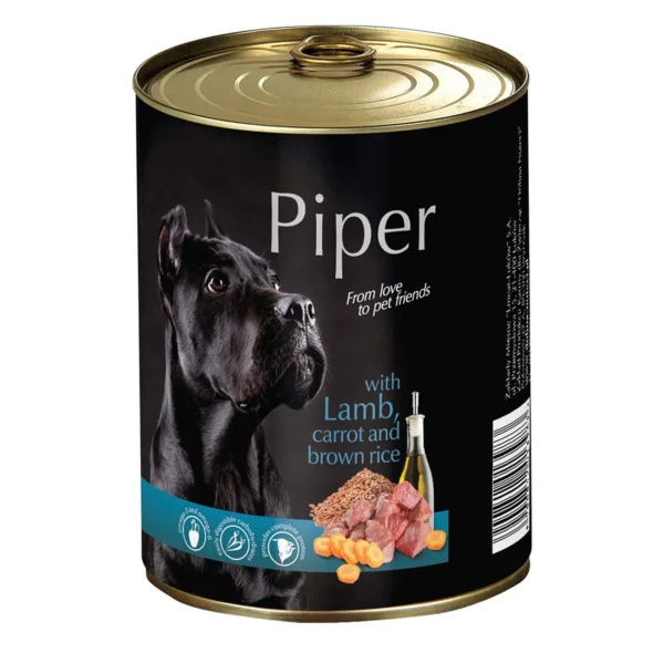PIPER Adult Αρνί, Καρότο & Καστανό Ρύζι