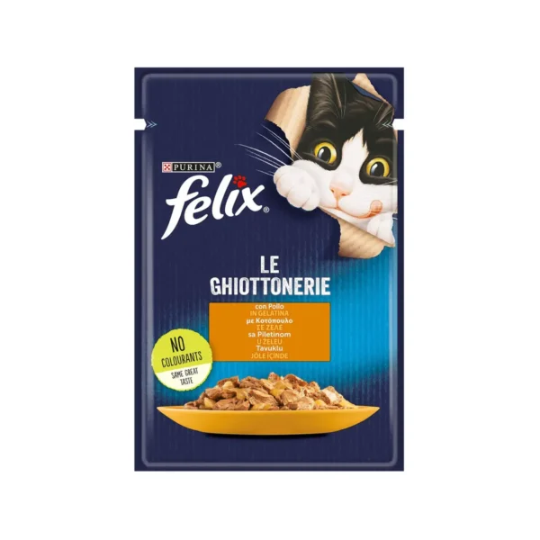 Purina Felix As Good As it Looks με Κοτόπουλο σε Ζελέ 85gr