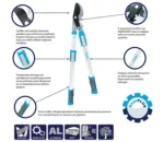 Aquacraft Ψαλίδι κήπου για κλαδιά Gear Plus - Image 2
